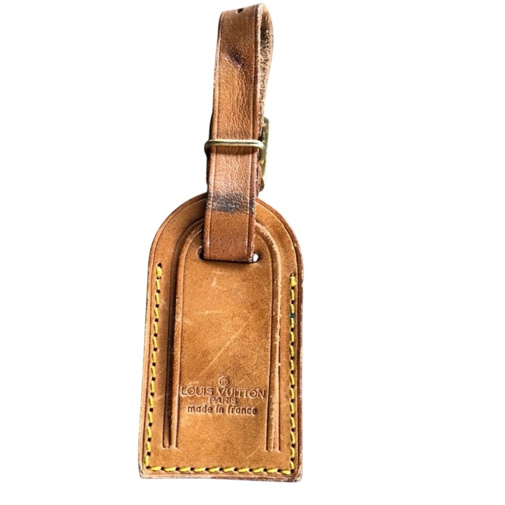Louis Vuitton Tan Luggage Tag - Picture 1 of 4